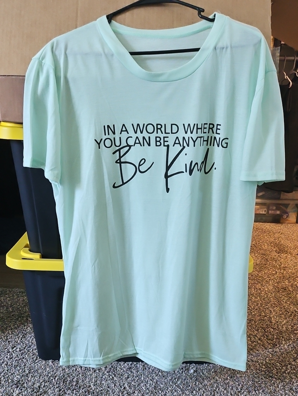Be Kind Mint Graphic Tee